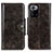 Custodia Portafoglio In Pelle Cover con Supporto M12L per Xiaomi Redmi Note 10 Pro 5G Bronze