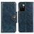 Custodia Portafoglio In Pelle Cover con Supporto M12L per Xiaomi Redmi Note 11 4G (2021) Blu