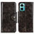 Custodia Portafoglio In Pelle Cover con Supporto M12L per Xiaomi Redmi Note 11E 5G Bronze