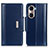 Custodia Portafoglio In Pelle Cover con Supporto M13L per Huawei Honor 60 5G Blu