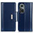 Custodia Portafoglio In Pelle Cover con Supporto M13L per Huawei Nova 9 Pro Blu