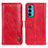 Custodia Portafoglio In Pelle Cover con Supporto M13L per Motorola Moto Edge Lite 5G Rosso