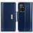 Custodia Portafoglio In Pelle Cover con Supporto M13L per Oppo A94 5G Blu