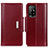 Custodia Portafoglio In Pelle Cover con Supporto M13L per Oppo A94 5G Rosso