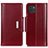 Custodia Portafoglio In Pelle Cover con Supporto M13L per Samsung Galaxy A03 Rosso