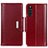 Custodia Portafoglio In Pelle Cover con Supporto M13L per Sony Xperia 10 III Lite Rosso