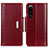 Custodia Portafoglio In Pelle Cover con Supporto M13L per Sony Xperia 5 III SO-53B Rosso