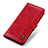 Custodia Portafoglio In Pelle Cover con Supporto M13L per Xiaomi Poco M5S Rosso