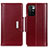 Custodia Portafoglio In Pelle Cover con Supporto M13L per Xiaomi Redmi 10 (2022) Rosso