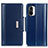 Custodia Portafoglio In Pelle Cover con Supporto M13L per Xiaomi Redmi K40 5G Blu