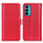 Custodia Portafoglio In Pelle Cover con Supporto M14L per Motorola Moto Edge 20 5G Rosso