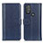 Custodia Portafoglio In Pelle Cover con Supporto M14L per Motorola Moto G Play (2023) Blu