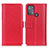 Custodia Portafoglio In Pelle Cover con Supporto M14L per Motorola Moto G50 Rosso