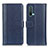 Custodia Portafoglio In Pelle Cover con Supporto M14L per OnePlus Nord CE 5G Blu