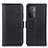 Custodia Portafoglio In Pelle Cover con Supporto M14L per Oppo A54 5G Nero