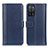 Custodia Portafoglio In Pelle Cover con Supporto M14L per Oppo A55 5G Blu