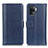 Custodia Portafoglio In Pelle Cover con Supporto M14L per Oppo A94 4G Blu