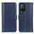 Custodia Portafoglio In Pelle Cover con Supporto M14L per Oppo A94 5G Blu