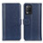 Custodia Portafoglio In Pelle Cover con Supporto M14L per Realme Narzo 30 5G Blu