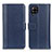 Custodia Portafoglio In Pelle Cover con Supporto M14L per Samsung Galaxy A22 4G Blu