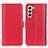 Custodia Portafoglio In Pelle Cover con Supporto M14L per Samsung Galaxy S23 Plus 5G Rosso