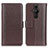 Custodia Portafoglio In Pelle Cover con Supporto M14L per Sony Xperia PRO-I Marrone