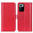 Custodia Portafoglio In Pelle Cover con Supporto M14L per Xiaomi Poco X3 GT 5G Rosso