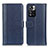 Custodia Portafoglio In Pelle Cover con Supporto M14L per Xiaomi Poco X4 NFC Blu