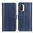 Custodia Portafoglio In Pelle Cover con Supporto M14L per Xiaomi Redmi K40 5G Blu