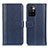 Custodia Portafoglio In Pelle Cover con Supporto M14L per Xiaomi Redmi Note 11 4G (2021) Blu