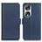 Custodia Portafoglio In Pelle Cover con Supporto M15L per Huawei Honor 90 5G Blu