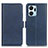 Custodia Portafoglio In Pelle Cover con Supporto M15L per Huawei Honor X7a Blu