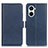 Custodia Portafoglio In Pelle Cover con Supporto M15L per Huawei Nova 10 SE Blu