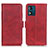 Custodia Portafoglio In Pelle Cover con Supporto M15L per Motorola Moto E13 Rosso