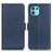 Custodia Portafoglio In Pelle Cover con Supporto M15L per Motorola Moto Edge 20 Lite 5G Blu