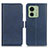 Custodia Portafoglio In Pelle Cover con Supporto M15L per Motorola Moto Edge (2023) 5G Blu