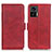 Custodia Portafoglio In Pelle Cover con Supporto M15L per Motorola Moto Edge 30 Lite 5G Rosso