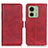 Custodia Portafoglio In Pelle Cover con Supporto M15L per Motorola Moto Edge 40 5G Rosso