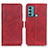 Custodia Portafoglio In Pelle Cover con Supporto M15L per Motorola Moto G40 Fusion Rosso