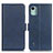 Custodia Portafoglio In Pelle Cover con Supporto M15L per Nokia C12 Blu