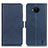 Custodia Portafoglio In Pelle Cover con Supporto M15L per Nokia C20 Plus Blu