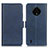 Custodia Portafoglio In Pelle Cover con Supporto M15L per Nokia C200 Blu