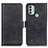 Custodia Portafoglio In Pelle Cover con Supporto M15L per Nokia C31 Nero