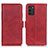 Custodia Portafoglio In Pelle Cover con Supporto M15L per Nokia G100 Rosso