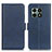 Custodia Portafoglio In Pelle Cover con Supporto M15L per OnePlus 10 Pro 5G Blu