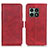 Custodia Portafoglio In Pelle Cover con Supporto M15L per OnePlus 10 Pro 5G Rosso