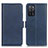 Custodia Portafoglio In Pelle Cover con Supporto M15L per Oppo A53s 5G Blu