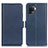 Custodia Portafoglio In Pelle Cover con Supporto M15L per Oppo A94 4G Blu