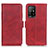 Custodia Portafoglio In Pelle Cover con Supporto M15L per Oppo A94 5G Rosso