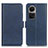 Custodia Portafoglio In Pelle Cover con Supporto M15L per Oppo Reno10 Pro 5G Blu